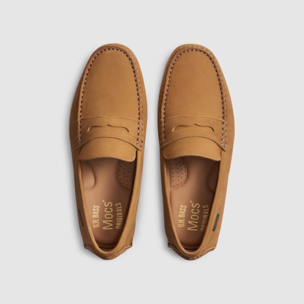 G.H. Bass Men's Davis Slip-On Suede Driver Mocs